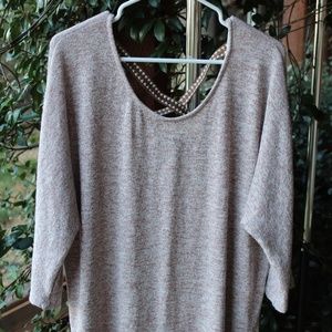 XL Sweater w/strappy back